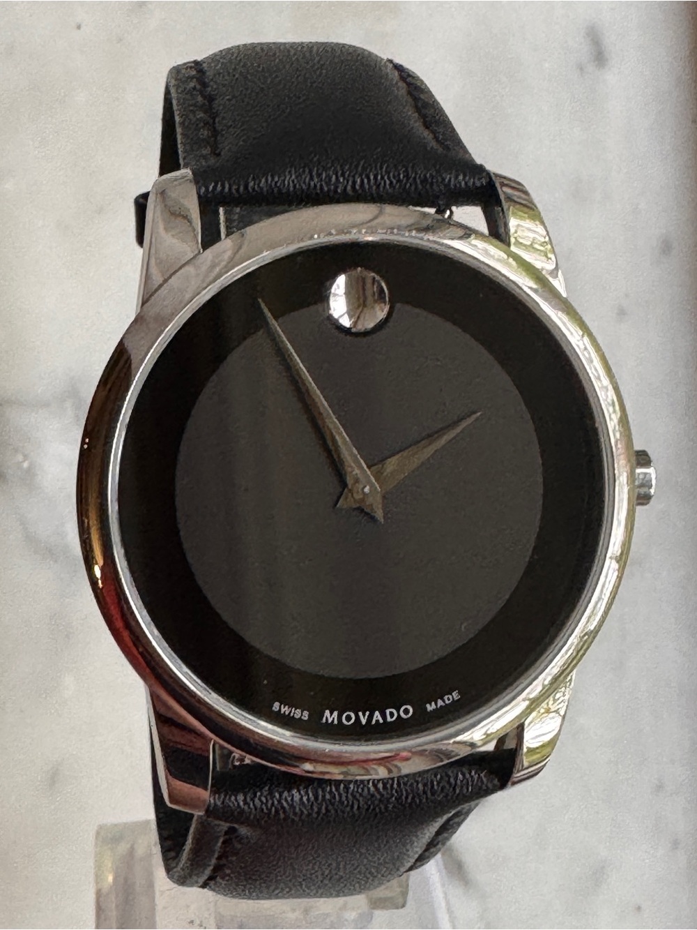 Movado Classic Mens Watch 07.1.14.1142 – Leather Strap, Perfect Crystal